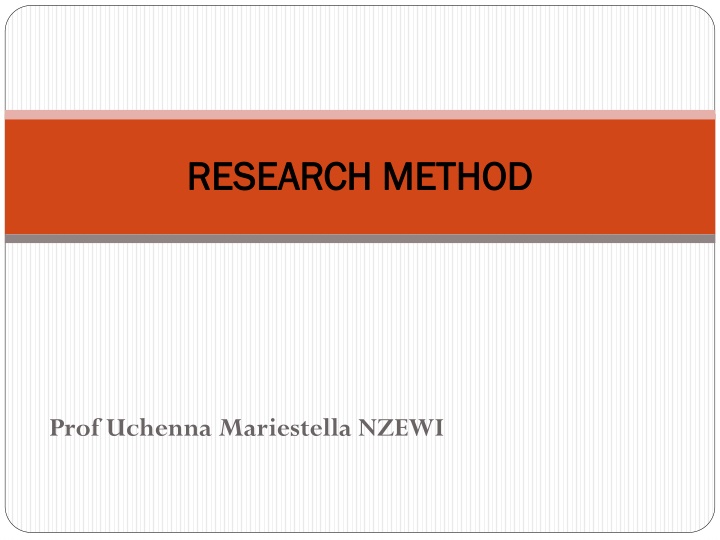 Research Methods and Methodology in Academic Projects