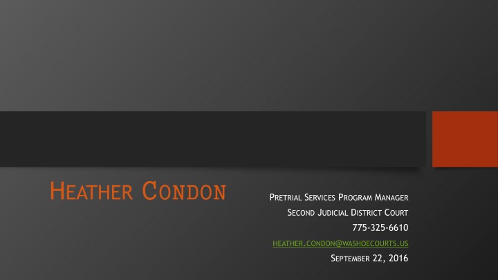 Comprehensive Overview of Washoe County Pretrial Services Program