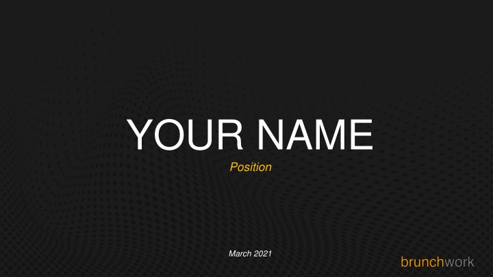 Professional Profile Presentation for Career Advancement