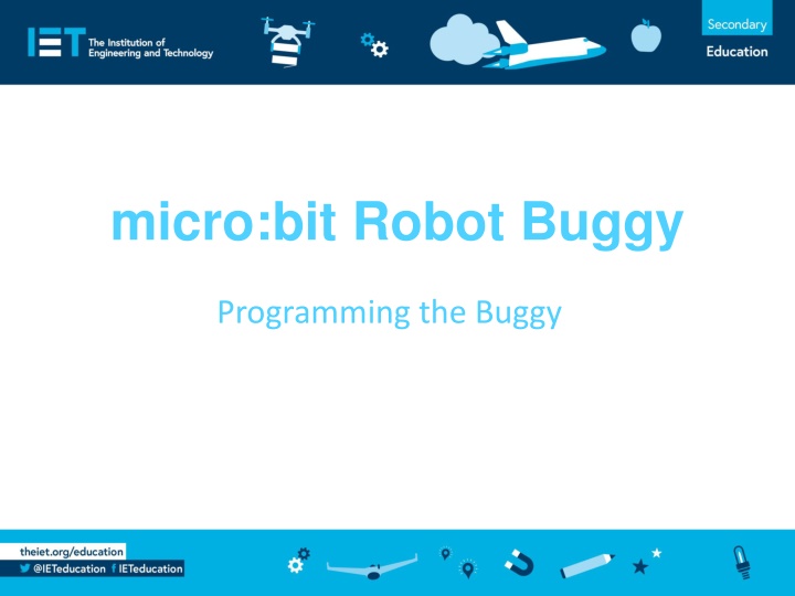 Programming the micro:bit Robot Buggy for Maze Navigation