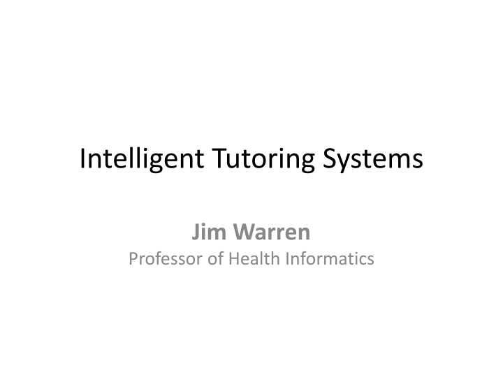 Intelligent Tutoring Systems: Enhancing Learning through Technology