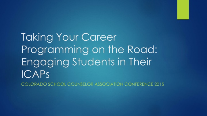 Engaging Students in Career Development at Poudre High School
