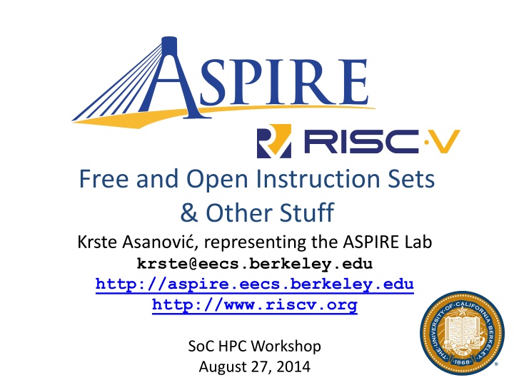 The Importance of Free and Open Instruction Sets in the Computer Industry