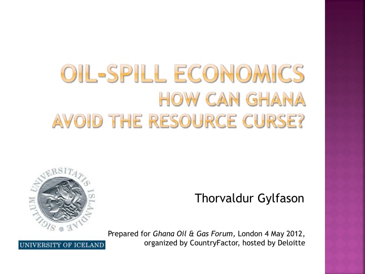 Avoiding the Resource Curse: Ghana's Path to Prosperity amidst Oil Discovery