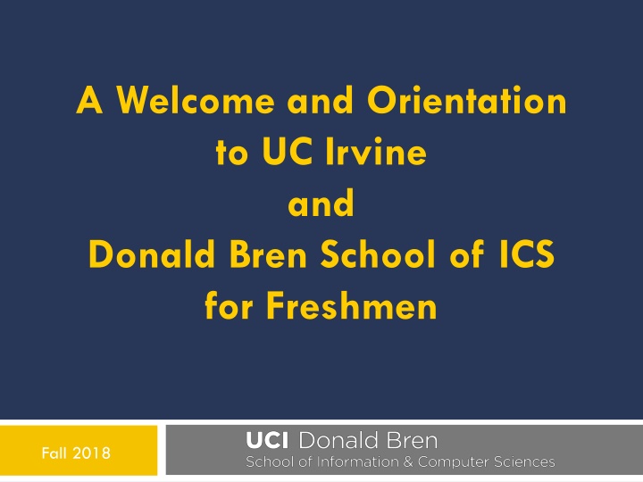 Essential Guide to UCI ICS Degree Requirements for Freshmen Fall 2018
