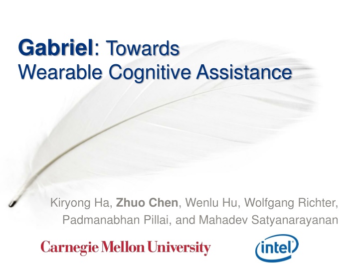Advancements in Wearable Cognitive Assistance Technology
