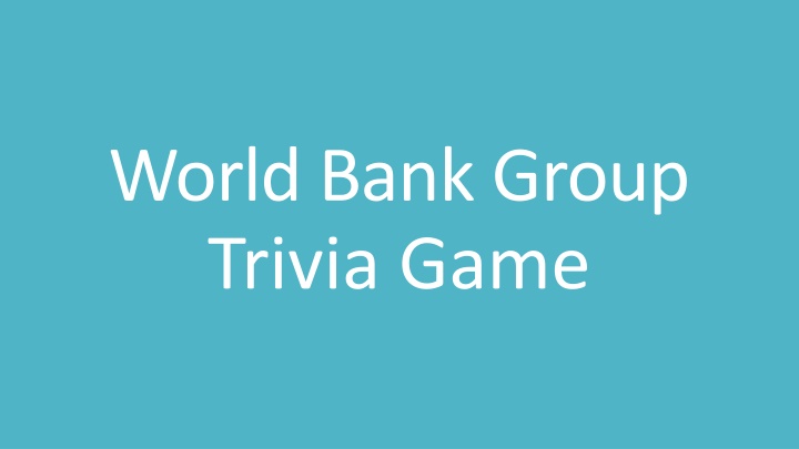 Insights into the World Bank Group: Institutions, Sources of Income, and Functions
