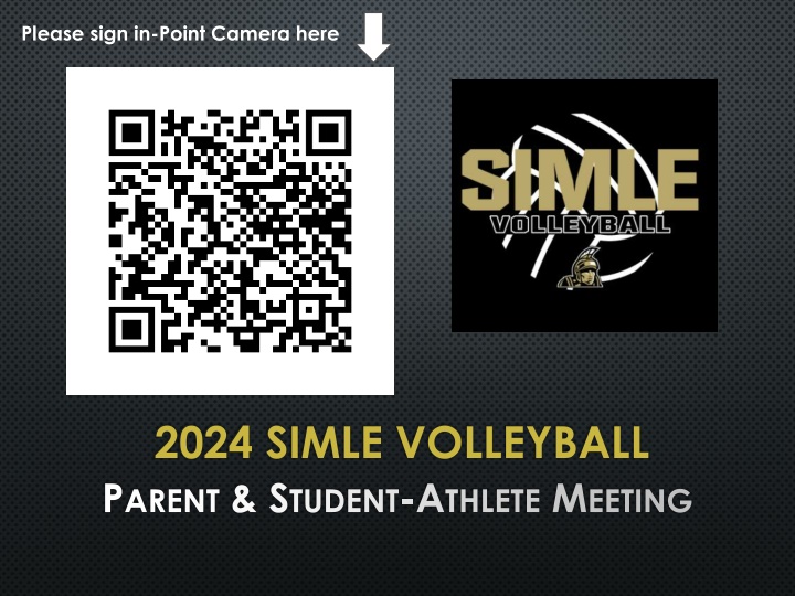 2024 Simle Volleyball Parent & Student-Athlete Meeting Information