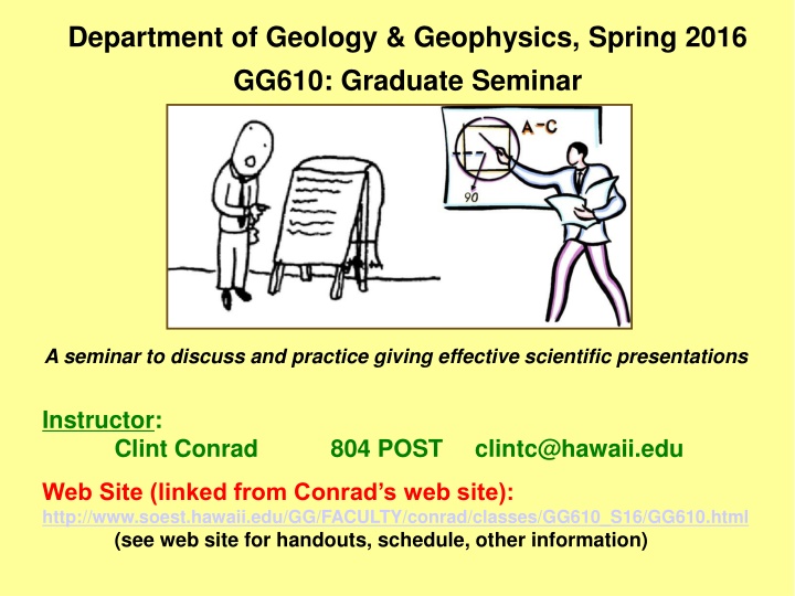 Graduate Seminar: Enhancing Scientific Communication Skills
