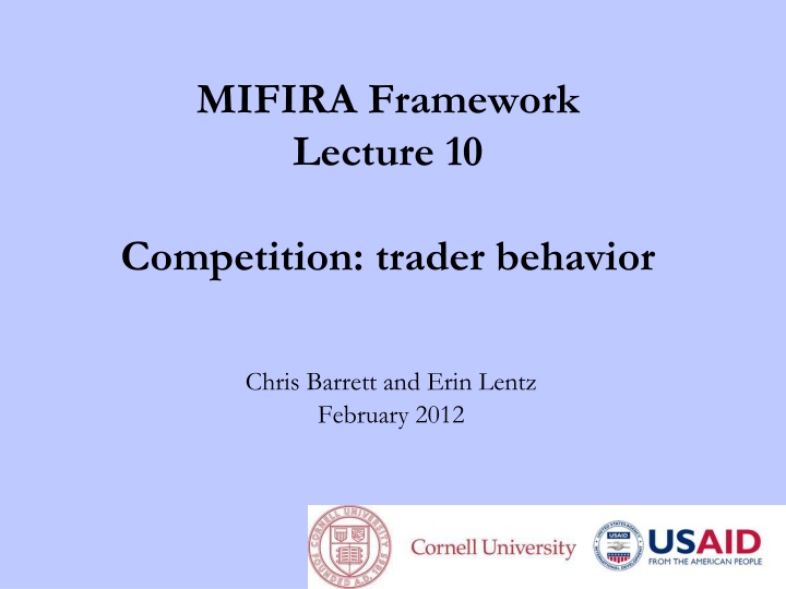 Imperfect Competition in Markets