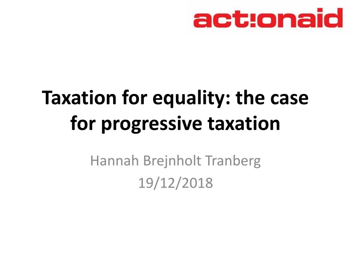 The Case for Progressive Taxation: Ensuring Equality Through Fair Contributions