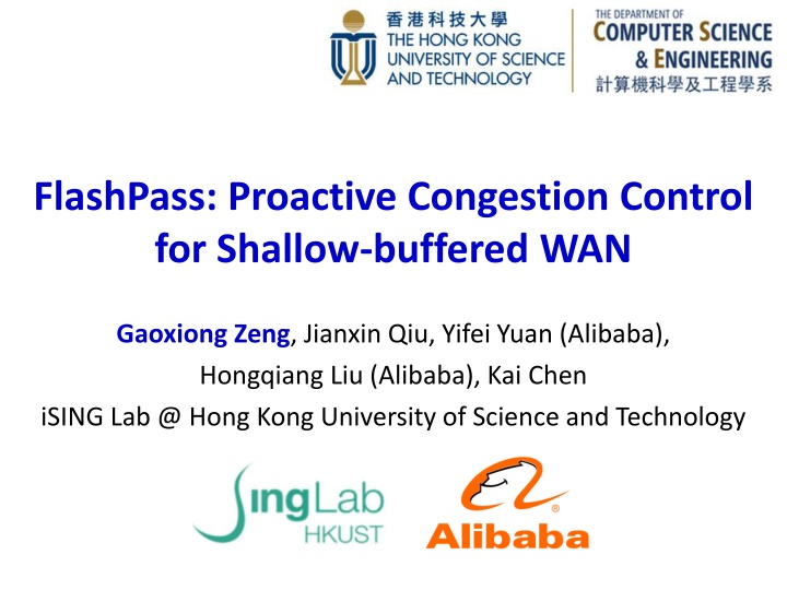 FlashPass: Proactive Congestion Control for Shallow-buffered WAN