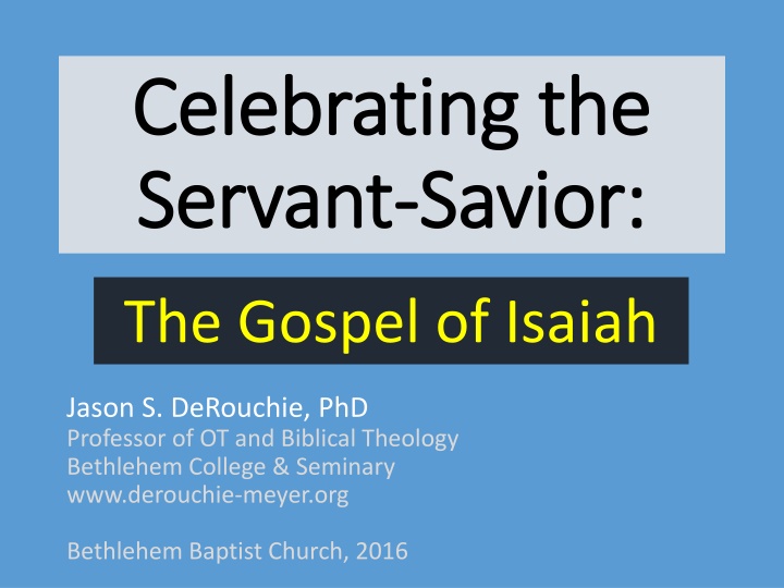 Unveiling the Holiness and Mission of God in Isaiah