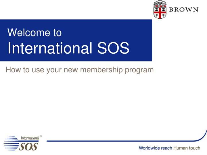International SOS Membership Program Overview