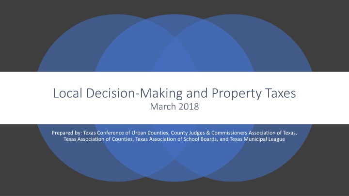 Property Taxes and Local Decision-Making in Texas