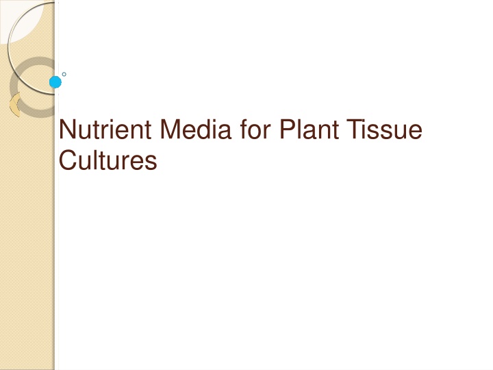Essential Nutrients for Plant Tissue Cultures: A Comprehensive Guide