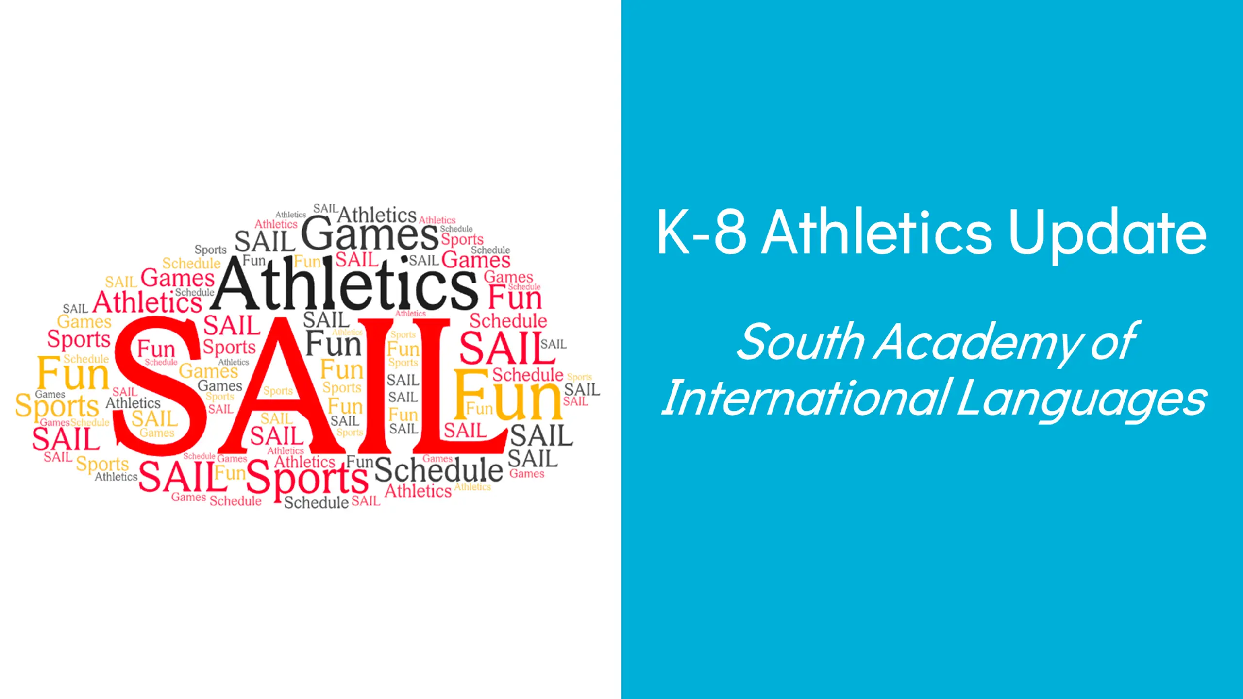 K-8 Athletics Update: South Academy of International Languages