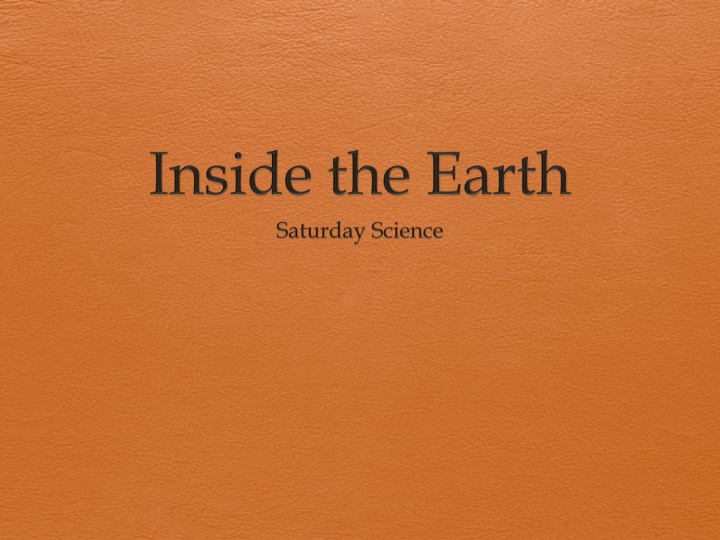 Journey to the Earth's Layers