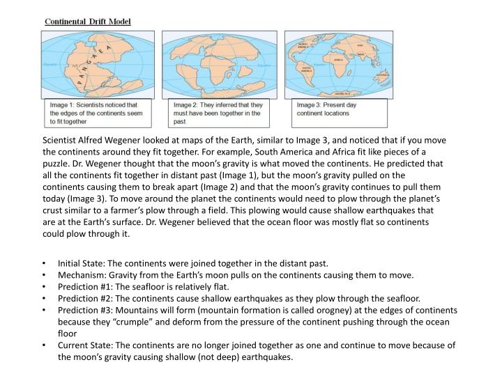 The Theory of Continental Drift and Plate Tectonics
