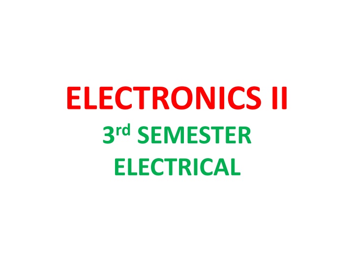 Oscillators in Electronics