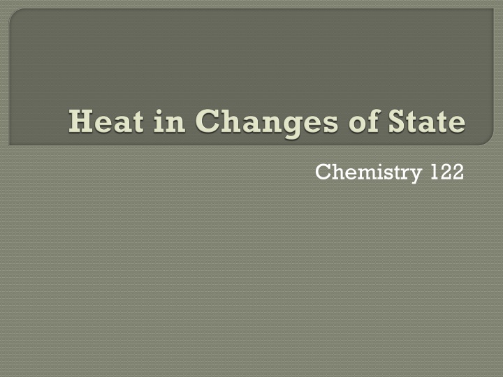 Heat Transfer in Phase Changes of Water