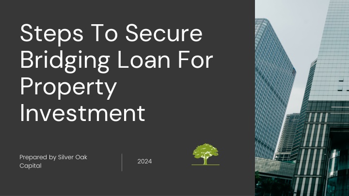 Steps To Secure Bridging Loan For Property Investment