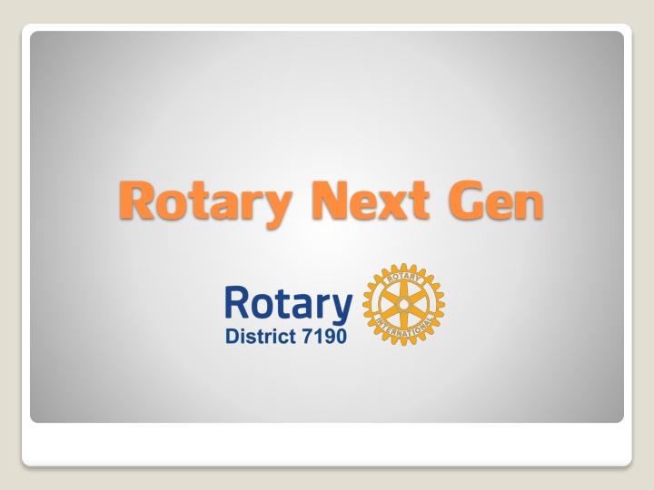 Challenges and Strategies for Rotary Membership Growth Among Younger Generations