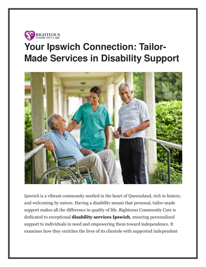 your ipswich connection tailor made services n.w