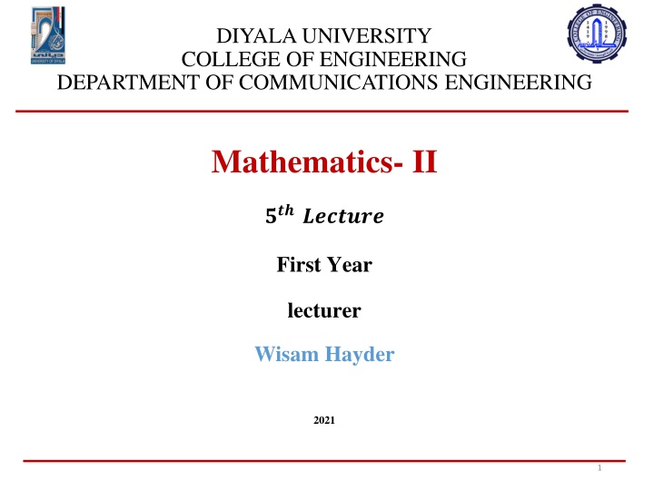 Three-Dimensional Coordinate Systems in Engineering Mathematics