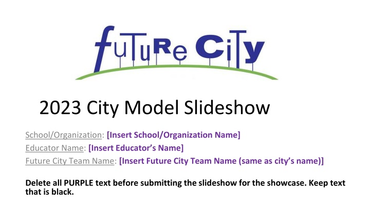 Future City Model Showcase Slideshow