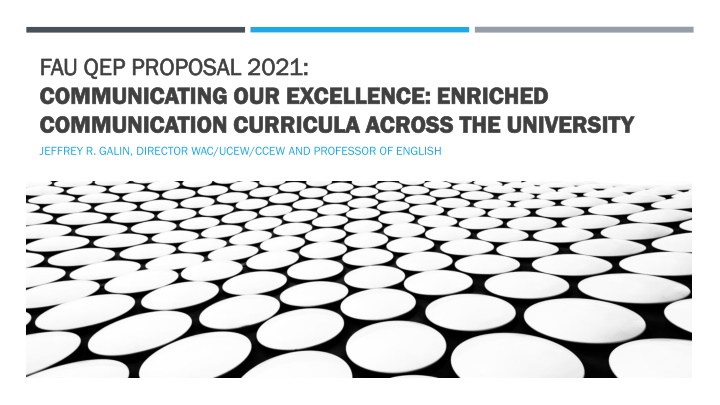 Transformative Approach to Enriched Communication Curricula at FAU