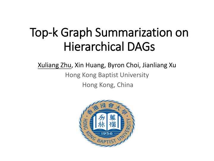 Graph Summarization on Hierarchical DAGs