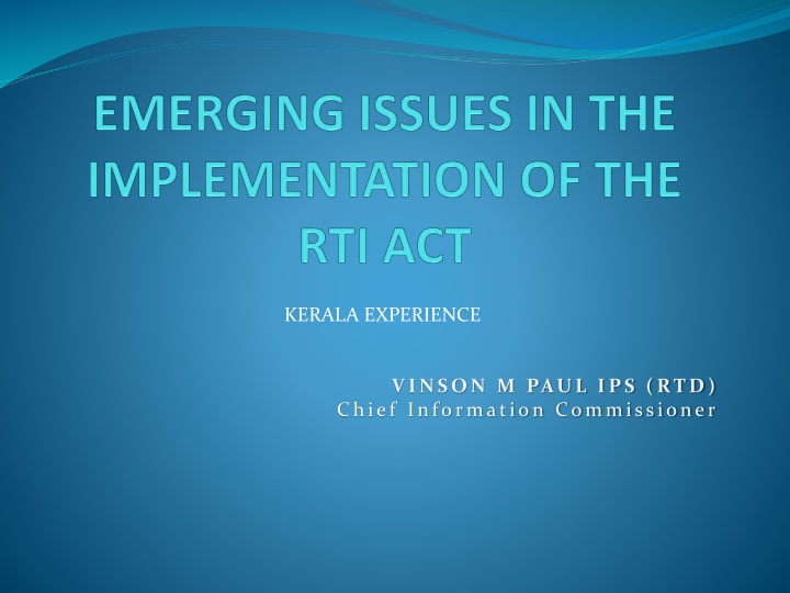 Challenges and Innovations in Information Commission Operations