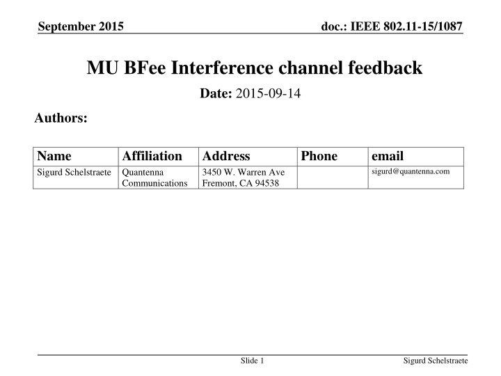 Managing Channel Information for Wireless Communication Systems