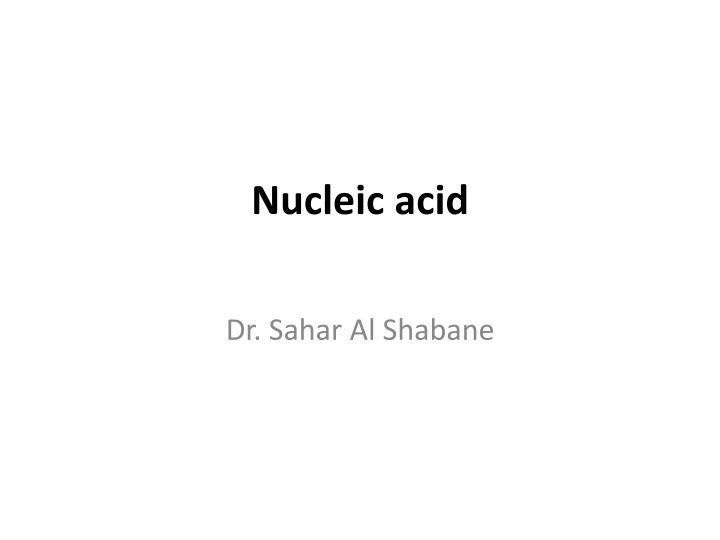 Nucleic Acids: The Building Blocks of Life