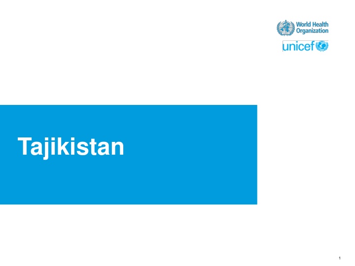 Improving Water, Sanitation, and Hygiene in Healthcare Facilities: Initiatives in Tajikistan