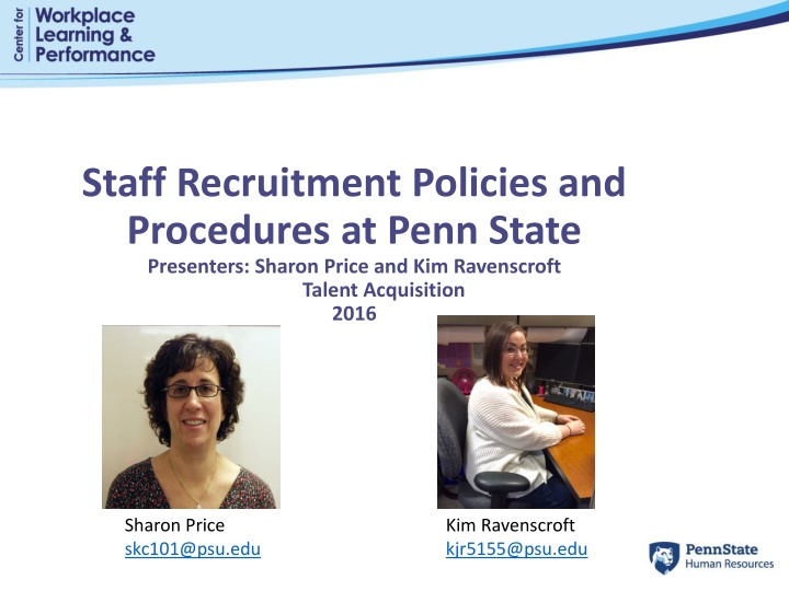 Best Practices for Staff Recruitment at Penn State