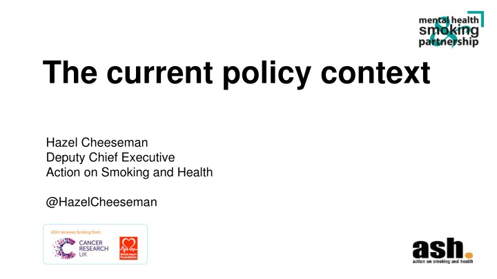 Addressing Smoking Disparities in Mental Health Populations
