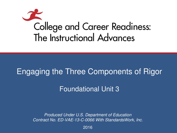 Implementing Rigor in Education