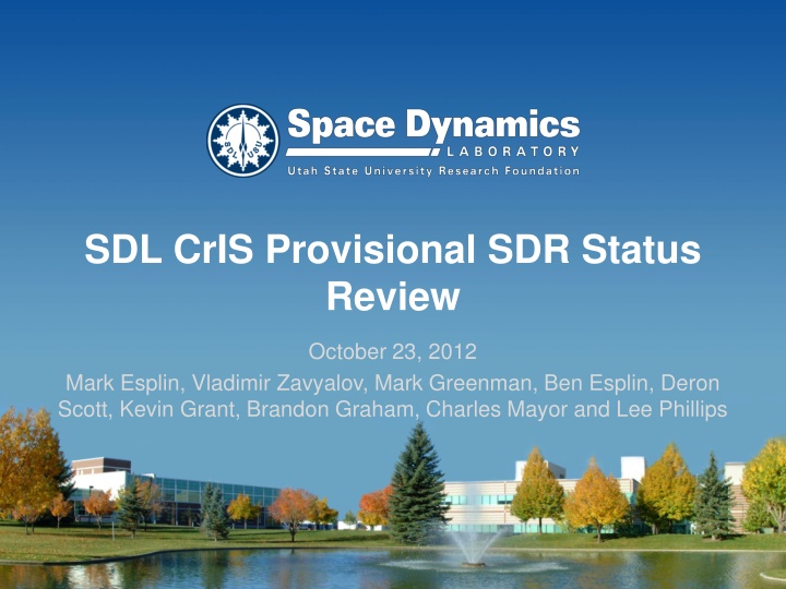 Satellite Data Review and Calibration Analysis
