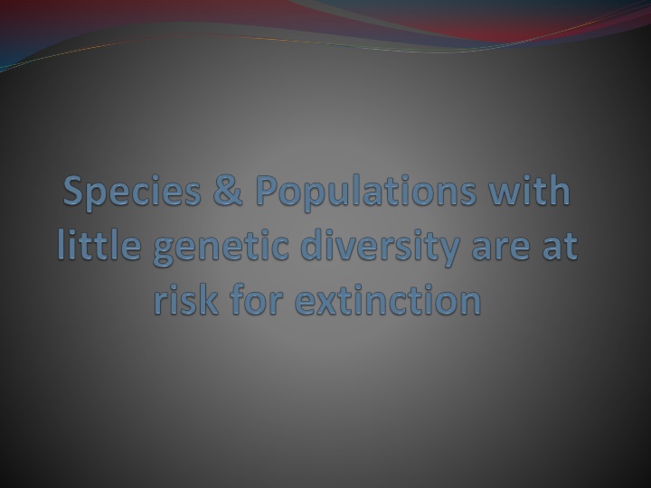 Impact of Genetic Diversity on Species Survival