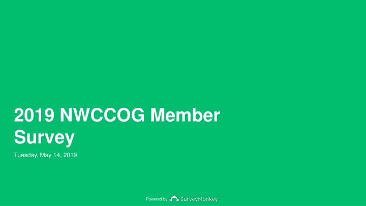 NWCCOG Member Survey 2019 Insights