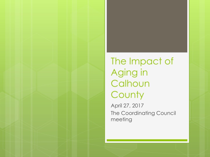 Impact of Aging and Chronic Disease on Seniors in Calhoun County