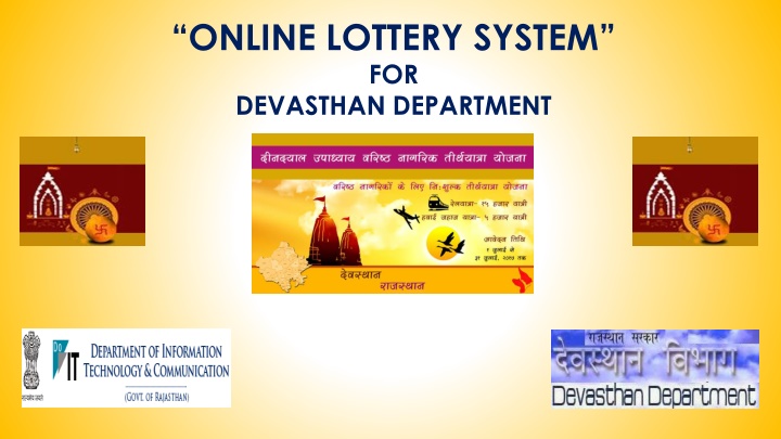Online Lottery System for Devasthan Department Overview