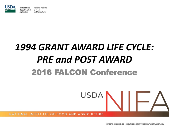 Grant Management Life Cycle Overview and Best Practices