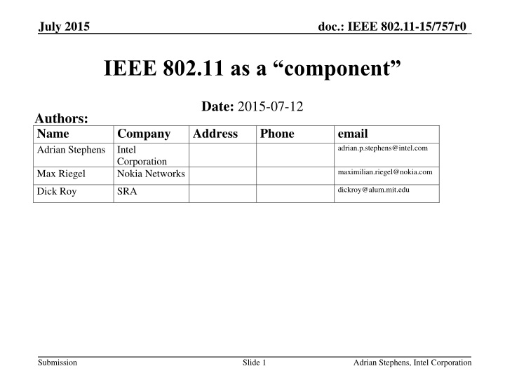 Future Vision for IEEE 802.11 in 5G Networks