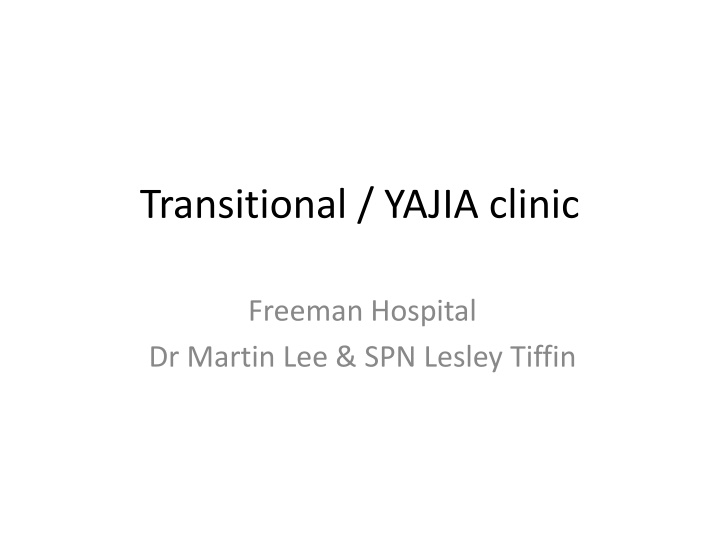 Transition in Healthcare: Importance and Outcomes