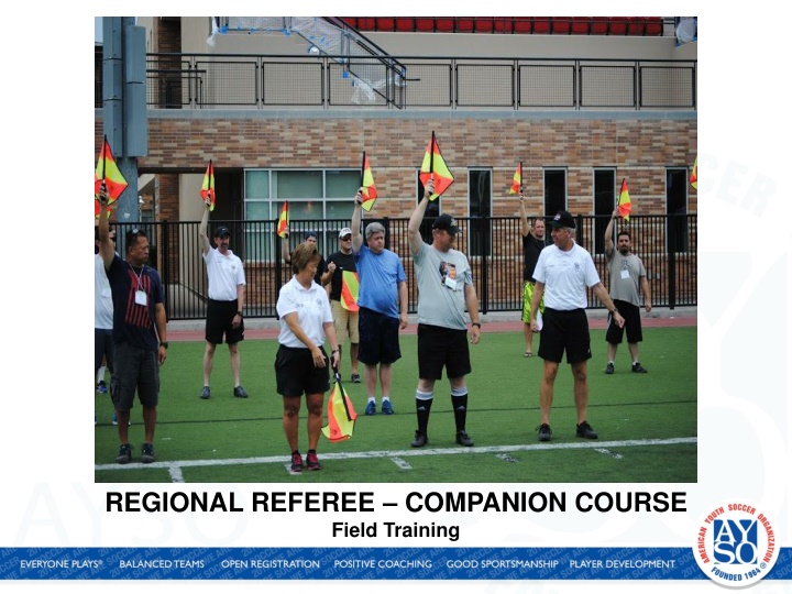 Soccer Referee Training Field Exercises