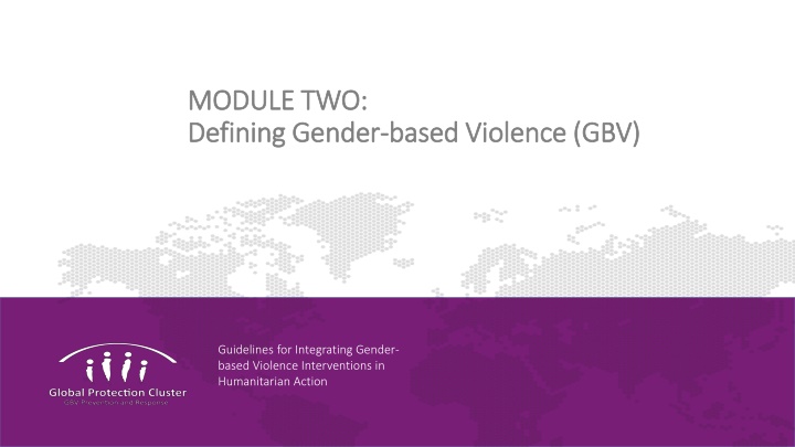 Gender-Based Violence in Humanitarian Action