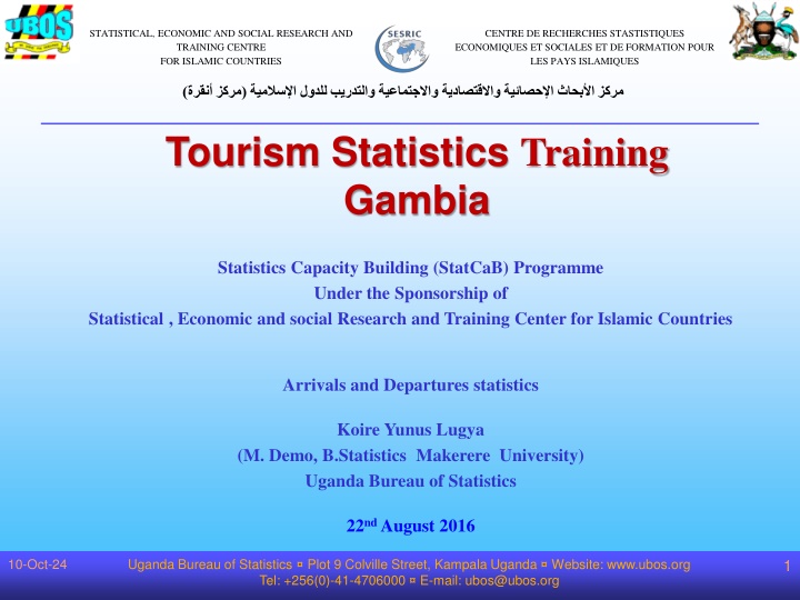 Importance of Tourism Statistics for National Development
